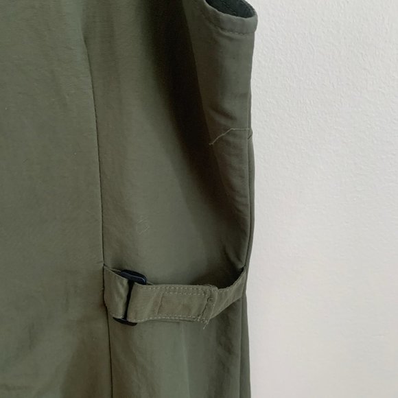 Sporty Army Green Dress - Picture 2 of 6